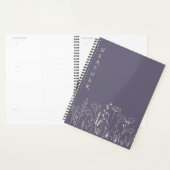 Boho Wildflower Personalized Grey Gift for Her (Devant avec enveloppe)
