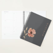 Boho Wildflower Persoonlijke Grijze Cadeau voor Ha Planner (Display)