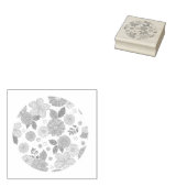 Boho Wildflower Rubber Stamp Rubberstempel (Gestempeld)