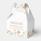 Boho Wildflower Verjaardag Favoriet Box Bedankdoosjes (Achterkant)