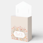 Boho Wildflower Wedding Bedankdoosjes (Geopend)