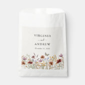 Boho Wildflower Wedding Bedankzakje (Voorkant)