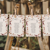 Boho Wildflower Wedding Zitting Grafiek Teken Kaar Kaart