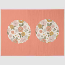 Boho Wildflower Weefselpapier