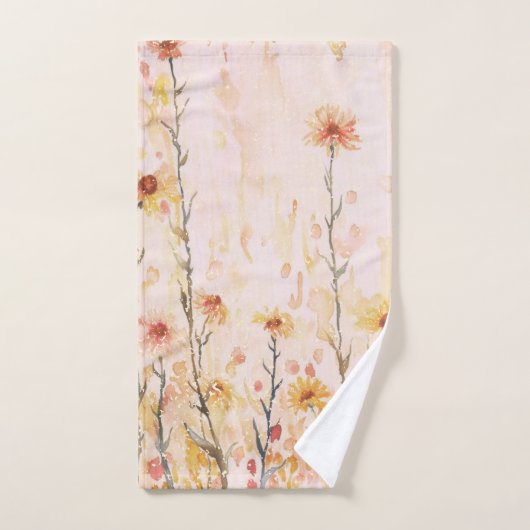 Boho  Wildflowers Bad Handdoek (Handdoek)