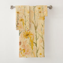 Boho  Wildflowers Bad Handdoek