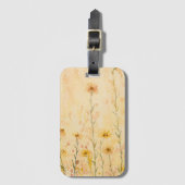 Boho Wildflowers Bagagelabel (Voorkant (verticaal))