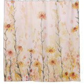Boho  Wildflowers Douchegordijn (Voorkant)