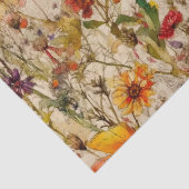 BOHO WILDFLOWERS FLORAL DECOUPAGE TISSUEPAPIER (Detail)