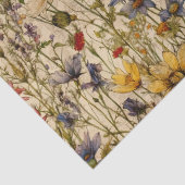 BOHO WILDFLOWERS FLORAL DECOUPAGE TISSUEPAPIER (Detail)