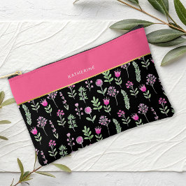 Boho Wildflowers Pink Girly Trendy Etui