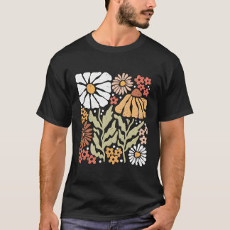 Boho Wildflowers Planten Tuinieren Bloemen Natuur T-shirt