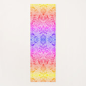 Boho  William Morris Pattern Rainbow Yogamat (Voorkant)