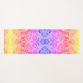 Boho  William Morris Pattern Rainbow Yogamat (Voorkant (horizontaal))