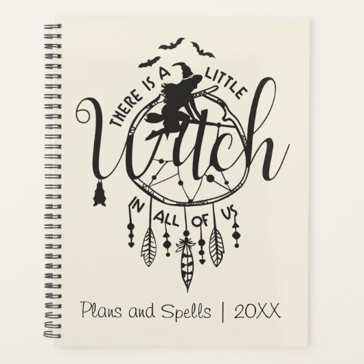 Boho Witch Vibes Fourre-tout - Petite sorcière en  (Devant)