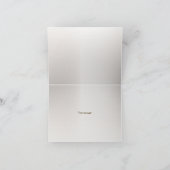 Boho Witte Orchidee Bloemen Blauwe Maan Elegant Pa Bedankkaart (Binnen)