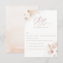 Boho Witte Orchideeën Pampas Gras Bruiloft