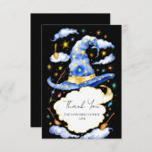 Boho Wizard Pet Baby shower Bedankkaart (Voorkant / Achterkant)