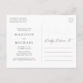 Boho woestijn bloem uitnodiging datum wijziging (Achterkant)