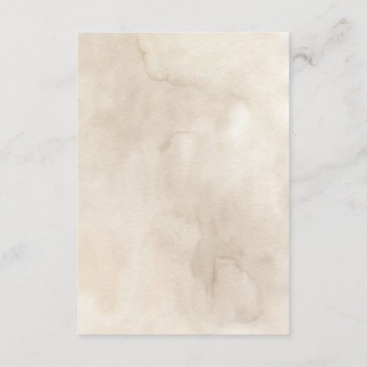 Boho woestijn bloemenbruiloft details informatiekaartje (Achterkant)