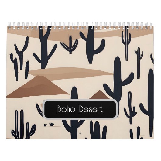 Boho woestijn kunst kalender (Hoes)