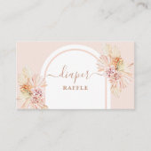 Boho woestijnluier Raffle Kaart (Voorkant)