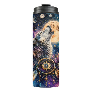 Boho Wolf Droomvanger Thermosbeker