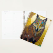 Boho Wolf Surreal Wildlife Art (Devant avec enveloppe)