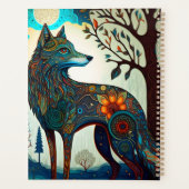 Boho Wolf Surreal Wildlife Art Planner (Dos)