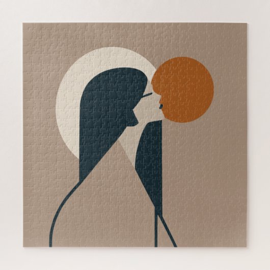 Boho Woman Sun Legpuzzel (Verticaal)