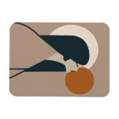 Boho Woman Sun Magneet (Horizontaal)