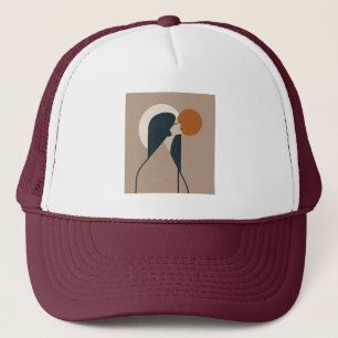 Boho Woman Sun Trucker Pet