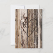 Boho Wood Sunflower Antlers Rustique carte RSVP (Dos)