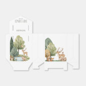 Boho Woodland Animals Baby shower Bedankdoosjes (Uitgevouwen)