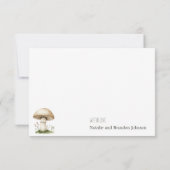 Boho Woodland Animals Baby shower Bedankkaart (Achterkant)