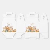 Boho Woodland animals Baby Shower Floral Script Bedankdoosjes (Ongevouwen)