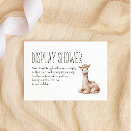 Boho Woodland Animals Baby Shower Notitiekaartje