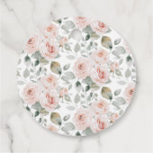 Boho Woodland Animals Genderneutraal Baby shower Bedankjes Labels (Achterkant)