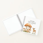Boho Woodland Animaux Baby shower Carnet (Intérieur)