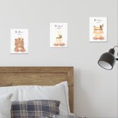 Boho Woodland Animaux Personnalisé Baby Nursery (Chambre à coucher)