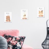 Boho Woodland Animaux Personnalisé Baby Nursery (Salon)