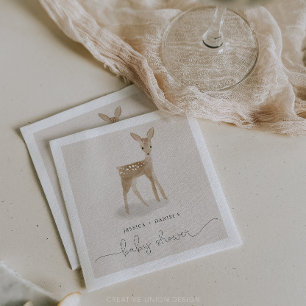 Boho Woodland Baby Shower Cocktail Servetje Servet