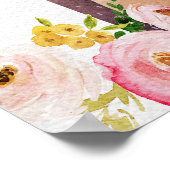 Boho Woodland Bear Nursery Poster Art Wall Imprime (Coin)