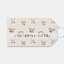 Boho Woodland Dieren Patroon Baby Shower Cadeaubor