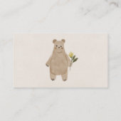 Boho Woodland Display Baby shower Kaart (Achterkant)