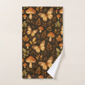 Boho Woodland Forest Champignons | Couleurs d'auto (Serviette à main)