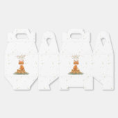 Boho Woodland Fox Baby Shower Floral Script Bedankdoosjes (Ongevouwen)