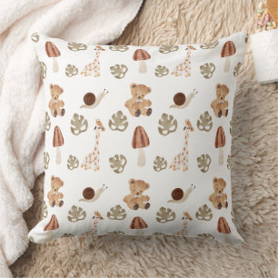 Boho Woodland Oerwoud Animal Pattern Kussen