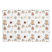 Boho Woodland Oerwoud Animal Pattern Kussensloop (Voorkant)