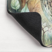 Boho Woodland Owl Muismat (Hoek)